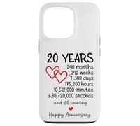 Carcasa para iPhone 13 Pro Corazones entrelazados, símbolo de Amor, romántico, diseño Minimalista