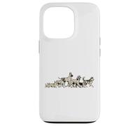 Carcasa para iPhone 13 Pro Corgi de Estilo Retro para Perros, Boxeador, Husky, Chihuahua Basset Hound