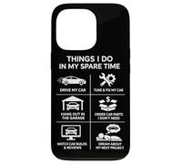 Carcasa para iPhone 13 Pro Cosas Que Hago en mi Tiempo Libre Garage Car Guy Car Entusiastas