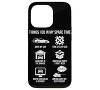 Carcasa para iPhone 13 Pro Cosas Que Hago en mi Tiempo Libre Garage Car Guy Car Entusiastas