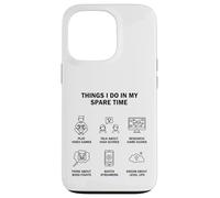 Carcasa para iPhone 13 Pro Cosas Que Hago en mi Tiempo Libre - Video Gamer