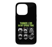 Carcasa para iPhone 13 Pro Cosas Que Hago en mi Tiempo Libre Video Gamer