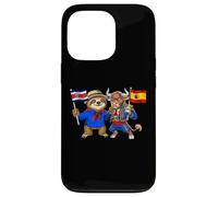 Carcasa para iPhone 13 Pro Costa Rica España Raíces Bandera Costarricense Español
