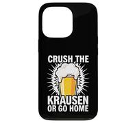 Carcasa para iPhone 13 Pro Craft Beer Homebrewer Crush The Krausen Or Go Home
