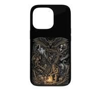 Carcasa para iPhone 13 Pro Criaturas del Bosque Misterioso Bigfoot Leyendas del Hombre Polilla