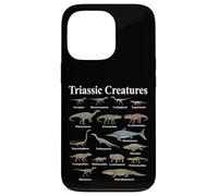 Carcasa para iPhone 13 Pro Criaturas Triásicas Primeros Reptiles Evolución Paleontología