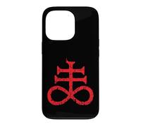 Carcasa para iPhone 13 Pro Cruz Satánica Rojo Sigil Azufre