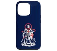Carcasa para iPhone 13 Pro Cruzada Caballero Medieval Inglaterra Inglés San Jorge Histórico