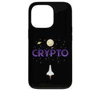 Carcasa para iPhone 13 Pro Cryptocurrency Space Rocket Crypto Go Up Only In Crypto