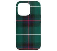 Carcasa para iPhone 13 Pro Cuadros de la familia de tartán antiguo verde del clan escocés Hamilton