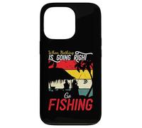 Carcasa para iPhone 13 Pro Cuando Nada va Bien, ve a Pescar Funny Angler Fisher