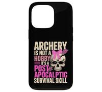Carcasa para iPhone 13 Pro Cute Archery Girl Not A Hobby It's Post Apocalyptic Skill