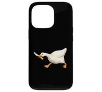 Carcasa para iPhone 13 Pro Cute but Dangerous Duck with Knife Funny Silly Duck Meme
