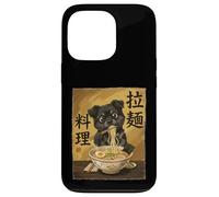 Carcasa para iPhone 13 Pro Cute Cat Eating Ramen Noodles Funny Japan Kawaii Cats