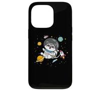 Carcasa para iPhone 13 Pro Cute Funny Kawaii Cartoon Kids Astronaut Space Raccoon Lover