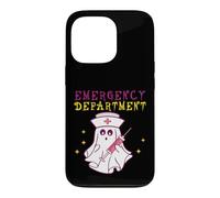 Carcasa para iPhone 13 Pro Cute Ghost Nurse Halloween Enfermería Departamento de
