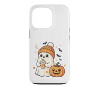 Carcasa para iPhone 13 Pro Cute Ghost Pumpkin Spice Latte Temporada de otoño