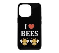Carcasa para iPhone 13 Pro Cute Little Bee Funny Simple i Love Bees