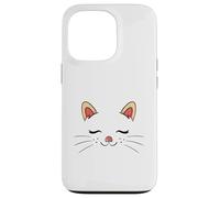 Carcasa para iPhone 13 Pro Cute Sleepy Cat Face Adorable Feline Kitty Lover