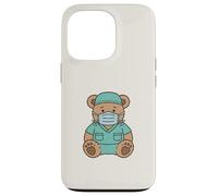 Carcasa para iPhone 13 Pro Cute Surgical Nurse Teddy Bear Student Operating Room Staff