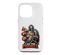 Carcasa para iPhone 13 Pro Cyber Sentinel Knight Protegiendo tu ámbito Digital