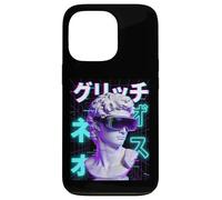 Carcasa para iPhone 13 Pro Cyberpunk Vaporwave David VR Gafas Japonesas Glitch