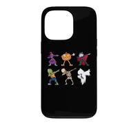 Carcasa para iPhone 13 Pro Dabbing Halloween Niños Esqueleto Zombi Calabaza Miedo Momia