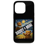Carcasa para iPhone 13 Pro Daddy & Mini Cute Bear Matching Día del Padre Noche Estrellada