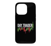 Carcasa para iPhone 13 Pro Day Trader - Estilo gráfico de negociación de acciones desgastadas