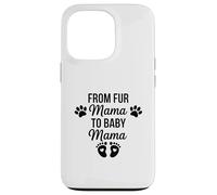 Carcasa para iPhone 13 Pro De Fur Mama To Baby Mama Funny Dog Mom Embarazo