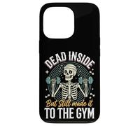 Carcasa para iPhone 13 Pro Dead Inside But Still Made It To The Gym Culturista