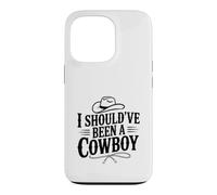 Carcasa para iPhone 13 Pro Debería Haber Sido un Vaquero, Humor Western Vintage