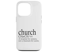 Carcasa para iPhone 13 Pro Definición de Iglesia Un Hospital para Pecadores Santos Fe Jesús