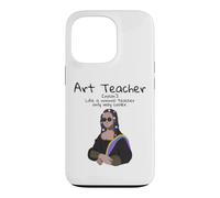 Carcasa para iPhone 13 Pro Definición de Profesor de Arte Mona Lisa Artista Divertida Enseñar Arte