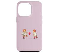 Carcasa para iPhone 13 Pro Déjanos probar el Amor Romance de Rugby Vintage