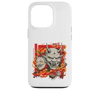 Carcasa para iPhone 13 Pro Demon Mask Fire Duo Oni Print Edition Limited