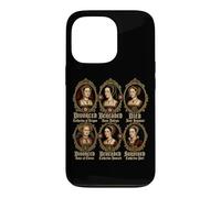 Carcasa para iPhone 13 Pro Destino de Las Esposas de Enrique VIII Impresión en Color