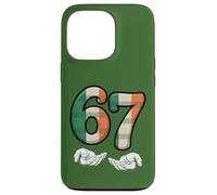 Carcasa para iPhone 13 Pro Día de San Patricio 67 con Manos - Irish Plaid Trendy 67 Kids