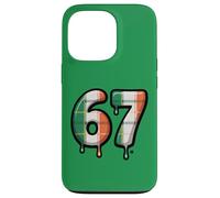 Carcasa para iPhone 13 Pro Día de San Patricio 67 goteando - Irish Plaid Trendy 67 Kids