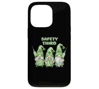 Carcasa para iPhone 13 Pro Día de San Patricio Enfermera Gnomos Seguridad Tercer Humor médico