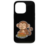 Carcasa para iPhone 13 Pro Dibujos Animados de Pasta de Mono
