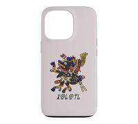 Carcasa para iPhone 13 Pro Dios Azteca México mitología Xolotl Masculino Femenino