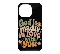 Carcasa para iPhone 13 Pro Dios está locamente Enamorado de ti fe Cristiana inspiradora