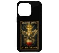 Carcasa para iPhone 13 Pro Dios, Honor, Patria - Polonia católica