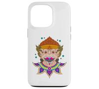 Carcasa para iPhone 13 Pro Dios Mono hindú Hanuman