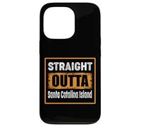 Carcasa para iPhone 13 Pro Directamente Fuera de Santa Catalina Island California USA Humor