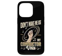 Carcasa para iPhone 13 Pro Director de música No me Hagas Usar mi Voz de Director