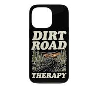 Carcasa para iPhone 13 Pro Dirt Road Therapy Bosque Al Aire Libre Senderismo Rutas Camping