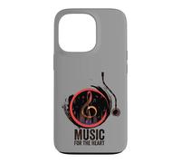 Carcasa para iPhone 13 Pro Disco de Vinilo Retro de música para el corazón