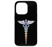 Carcasa para iPhone 13 Pro Diseño Caduceo Energía Chakra - Despertar Kundalini